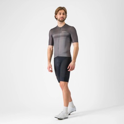 CASTELLI SIMBOLO JERSEY SMOKY GRAY/DARK GRAY