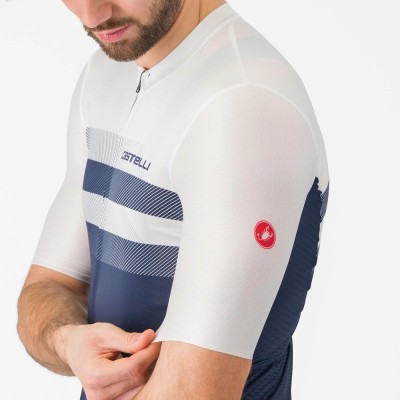 CASTELLI SIMBOLO JERSEY BELGIAN BLUE/WHITE