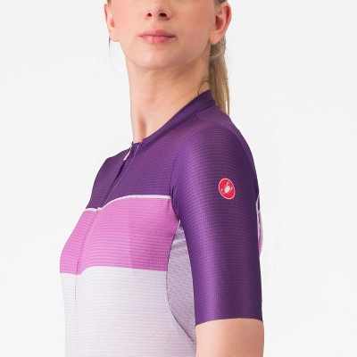 CASTELLI ELEGANTE JERSEY W ORCHID PETAL/HORTENSIA-PURPLE