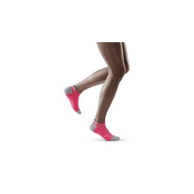 CEP ULTRALIGHT NO SHOW SOCKS WOMEN PINK LIGHT GREY