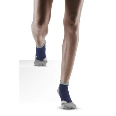 CEP ULTRALIGHT LOW CUT SOCKS W MARINEBLUE GREY