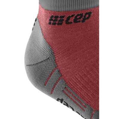 CEP HIKING LIGHT MERINO LOW CUT SOCKS W BERRY GREY