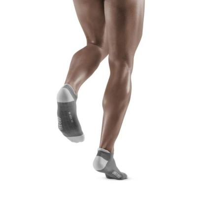 CEP ULTRALIGHT NO SHOW SOCKS GREY LIGHT GREY