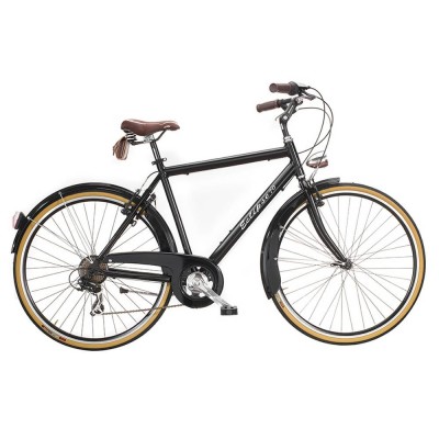 ECLIPSE CITY 28" RETRO' 6V ALU UOMO NERO