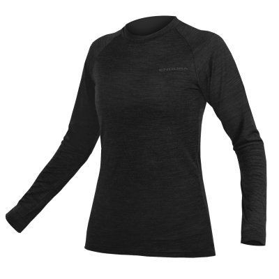 ENDURA BAABAA BLEND L/S  WMS BASE LAYER BLACK