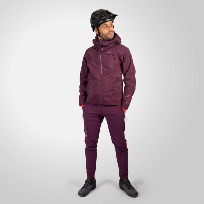 ENDURA MT500 WATERPROOF JKT II AUBERGINE