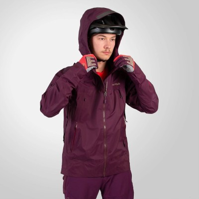ENDURA MT500 WATERPROOF JKT II AUBERGINE