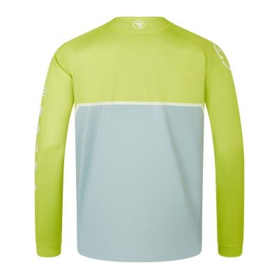 ENDURA CORE PRINTED L/S TEE GIALLO