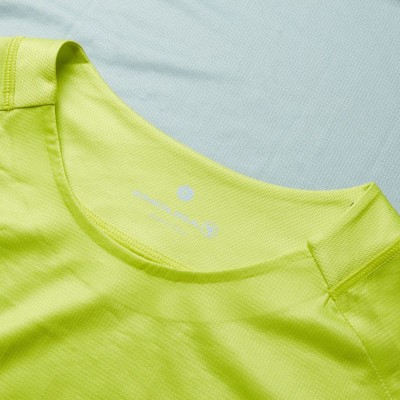 ENDURA CORE PRINTED L/S TEE GIALLO