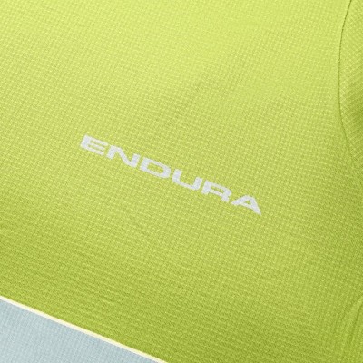 ENDURA CORE PRINTED L/S TEE GIALLO