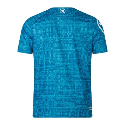 ENDURA GRID LTD PRINTED S/S AZZURRO