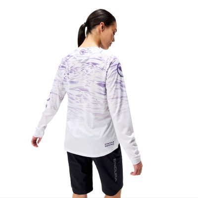 ENDURA MARBLE LTD PRINTED L/S W PURPLE