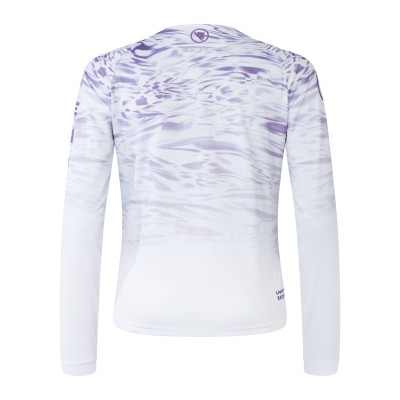 ENDURA MARBLE LTD PRINTED L/S W PURPLE