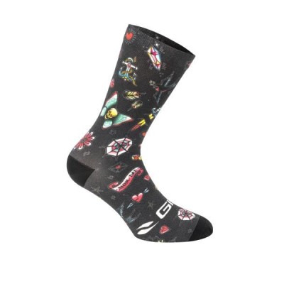 GIST CALZINO TRENDY TATOO NERO