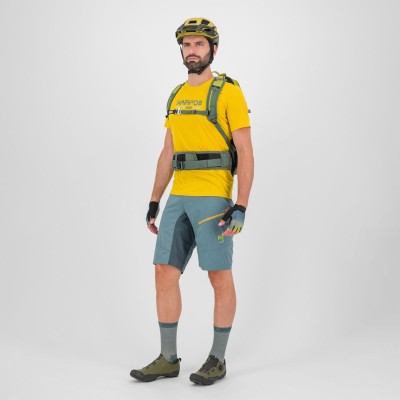 KARPOS VAL FEDERIA TEE LEMON CURRY PRINT