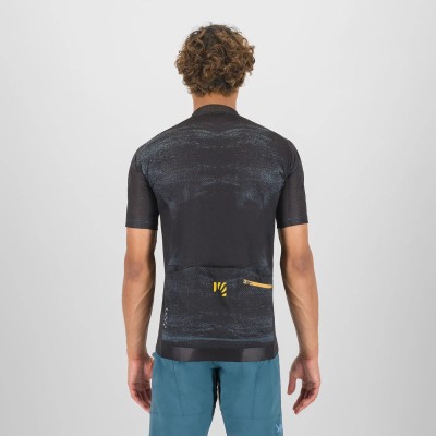 KARPOS LGREEN FIRE JERSEY BLACK/LEMON CURRY