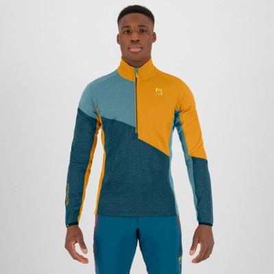KARPOS FEDERIA FLEECE HALF ZIP STARGAZER SMOKE GOLDEN