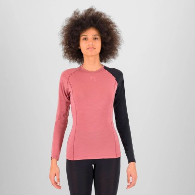 KARPOS DINAMICO MERINO 130 JERSEY LS DONNA DECO ROSE