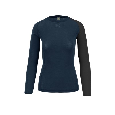 KARPOS DINAMICO MERINO 130 JERSEY LS DONNA MIDNIGHT BLACK