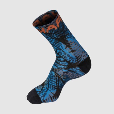 KARPOS GREEN FIRE SOCKS BLACK MULTICOLOR