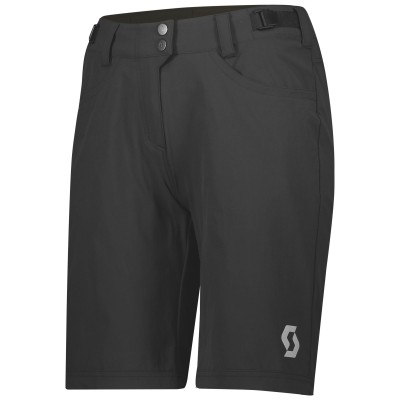 SCOTT SHORT W'S TRAIL FLOW W/PAD BLACK