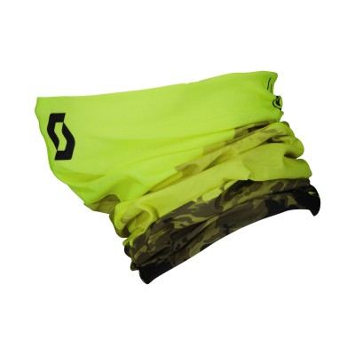SCOTT NECK GAITER LITE BLACK / YELLOW