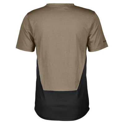 SCOTT TEE M'S TRAIL FLOW DRI SS TOAST BEGIE BLACK