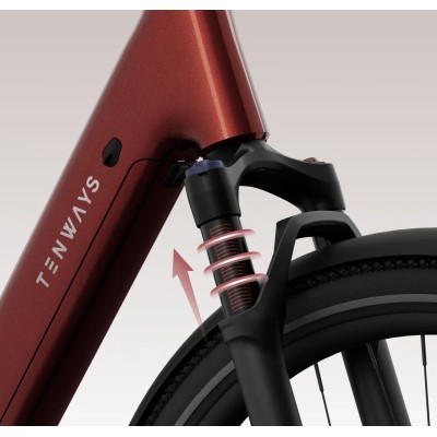 TENWAYS AGO AIR VELVET RED