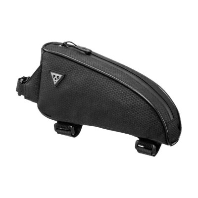 BORSA TUBO ORIZZONTALE (SOPRA) CON CINTURINI IN VELCRO NERA